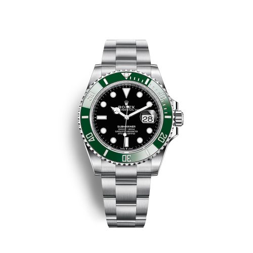 Rolex Submariner Date with green bezel